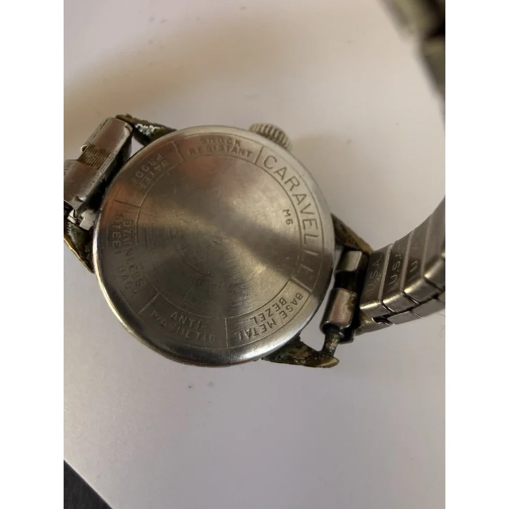 Vintage‎ 1975 Women's Caravelle by Bulova Stainless Steel Watch